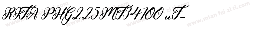 RIFA PHG225MF34700 uF字体转换